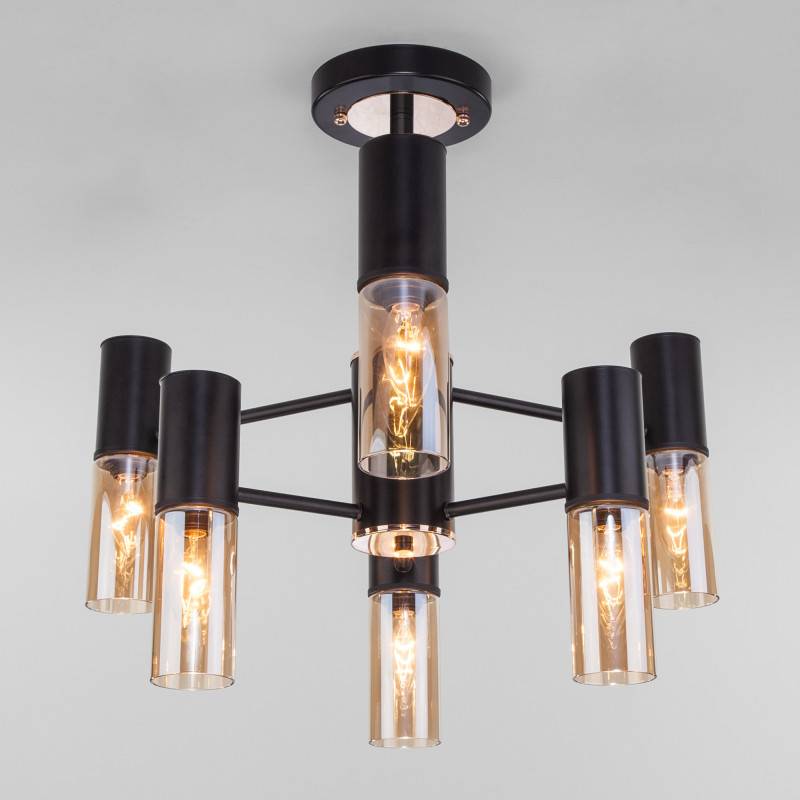 Люстра на штанге Eurosvet 70125/6 черный