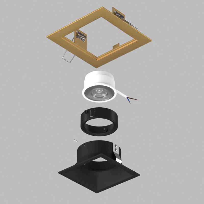 Встраиваемый светильник Lightstar D51307BMOD