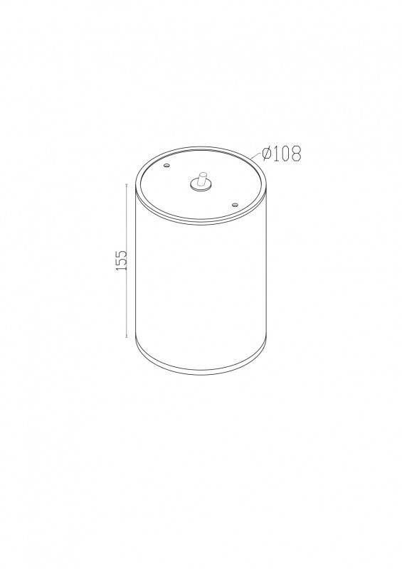 Накладной уличный светильник Maytoni O306CL-L12GF