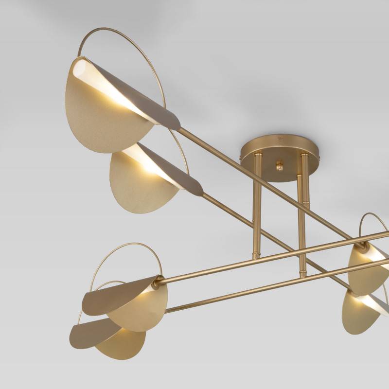 Накладная люстра Eurosvet 70148/8 золото