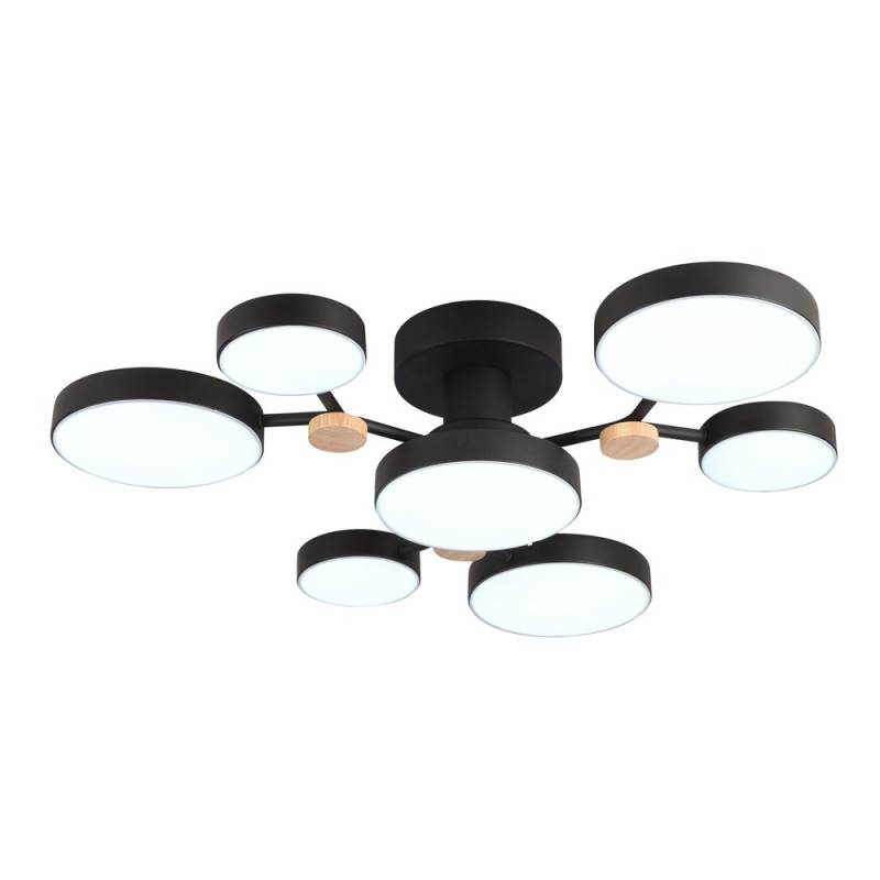 Накладная люстра LED4U L3201-700 BK