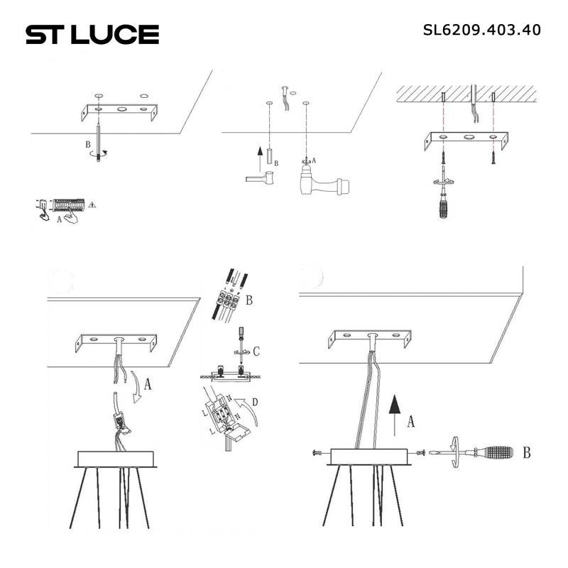 Подвесной светильник ST-Luce SL6209.403.40