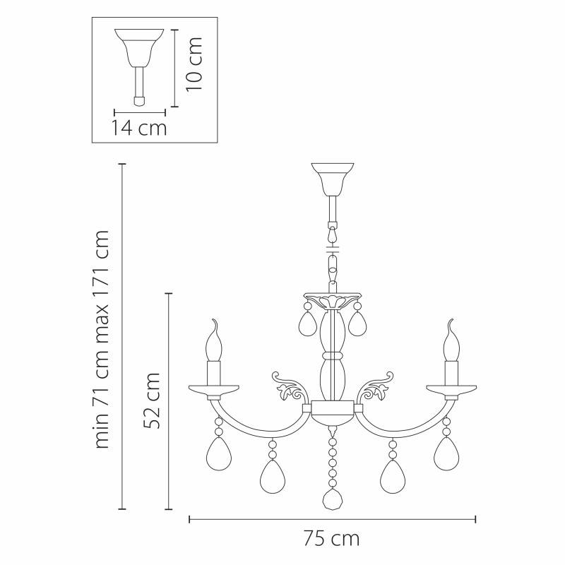 Подвесная люстра Lightstar 694081