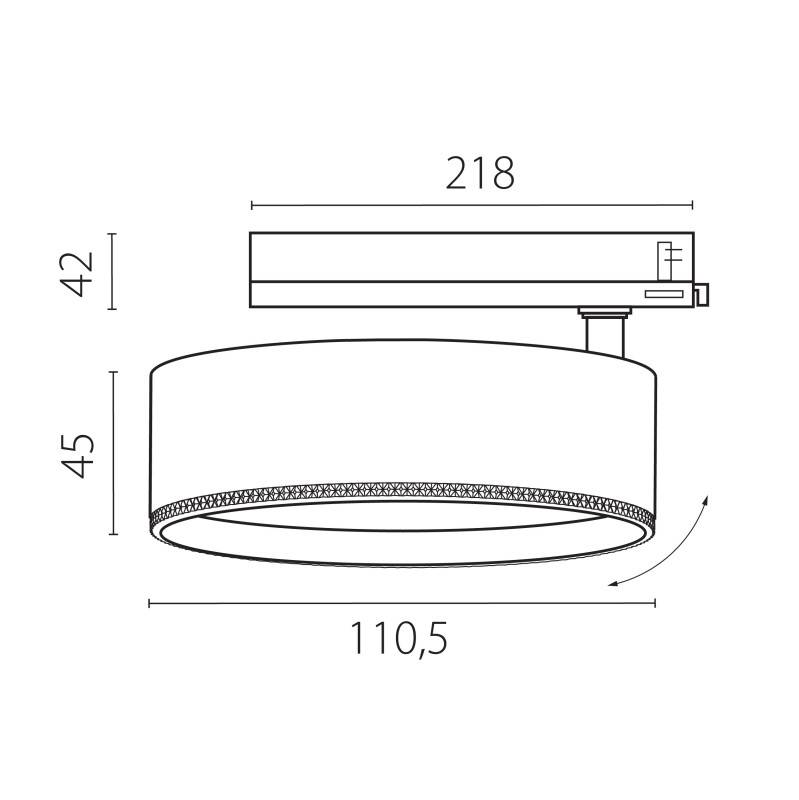 Светильник на шине Lightstar A5637TRIAC