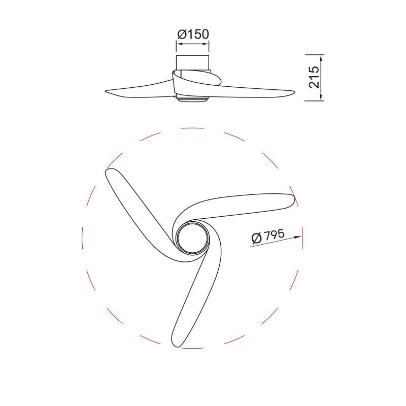 Накладной светильник Mantra 9061
