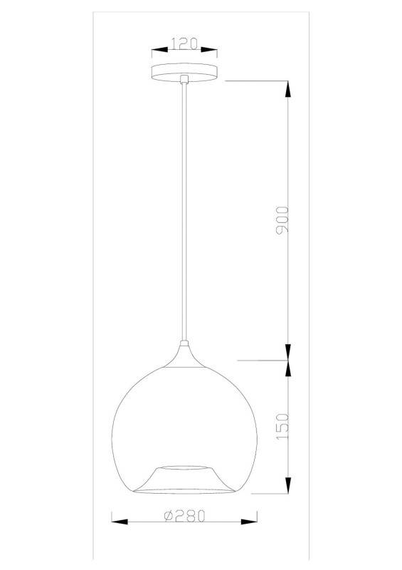 Подвесной светильник Moderli V11528-1P