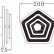 Накладной светильник Escada Geometry 10211/1LED