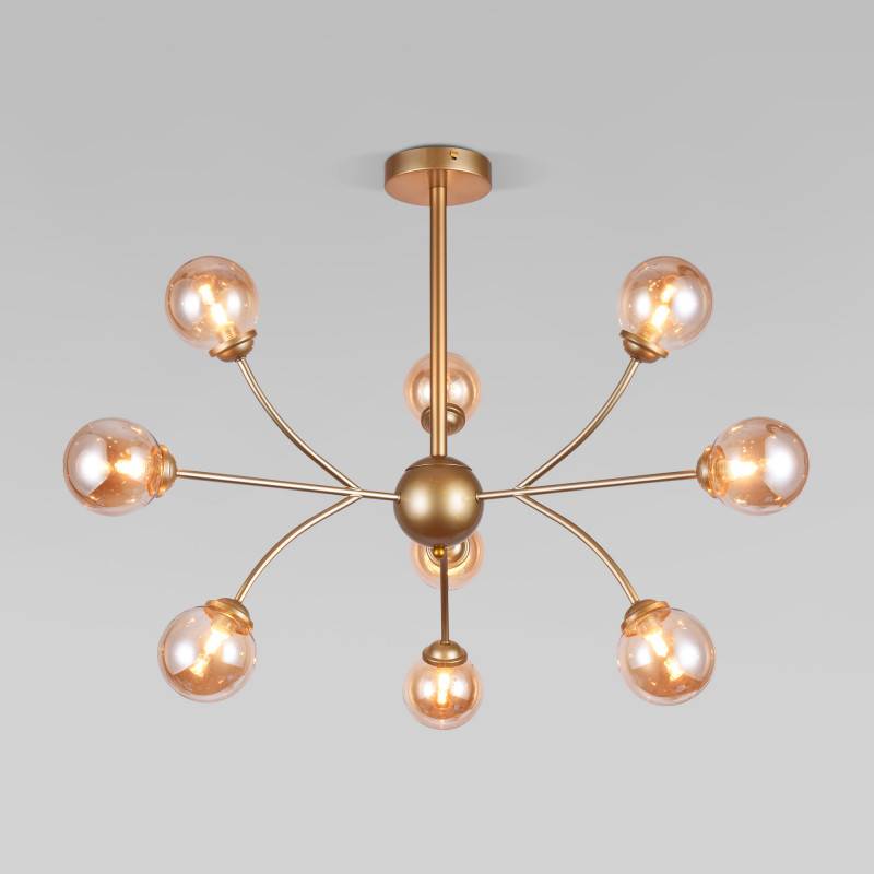 Люстра на штанге Eurosvet 30179 матовое золото