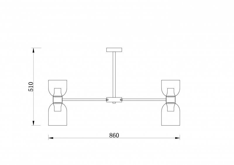 Люстра на штанге Freya FR5203PL-16CH1