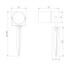 Прожектор Elektrostandard 043 FL LED 3000K черный