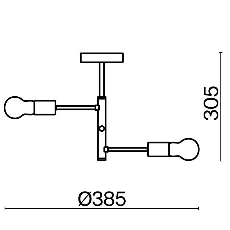 Люстра на штанге Freya FR4010CL-03GB