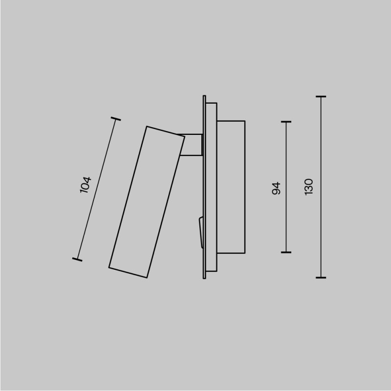 Спот Maytoni Technical C175-WL-01-6W-MG