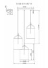 Подвесной светильник Moderli V11850-3P