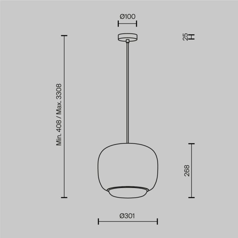 Подвесной светильник Maytoni MOD466PL-L12W3K