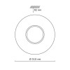Накладной светильник Sonex 2048/EL