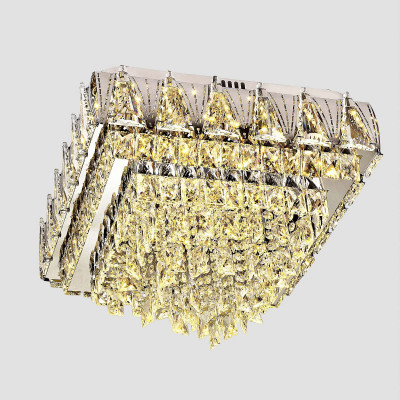 Накладная люстра LED4U L9437-500-500 CR с УД