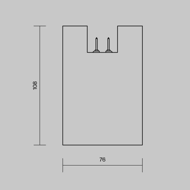 Светильник на шине Maytoni O-TR01-2-S-16WW3K