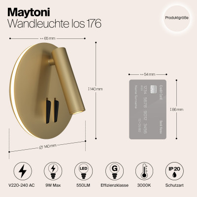 Спот Maytoni Technical C176-WL-01-6W-MG