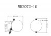 Бра MyFar MR2072-1W
