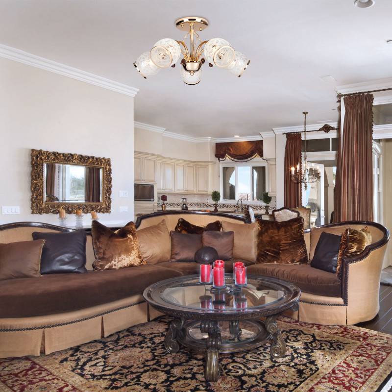 Накладная люстра Eurosvet 30026/5 золото