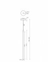 Подвесной светильник Maytoni Ray P021PL-L20W3K