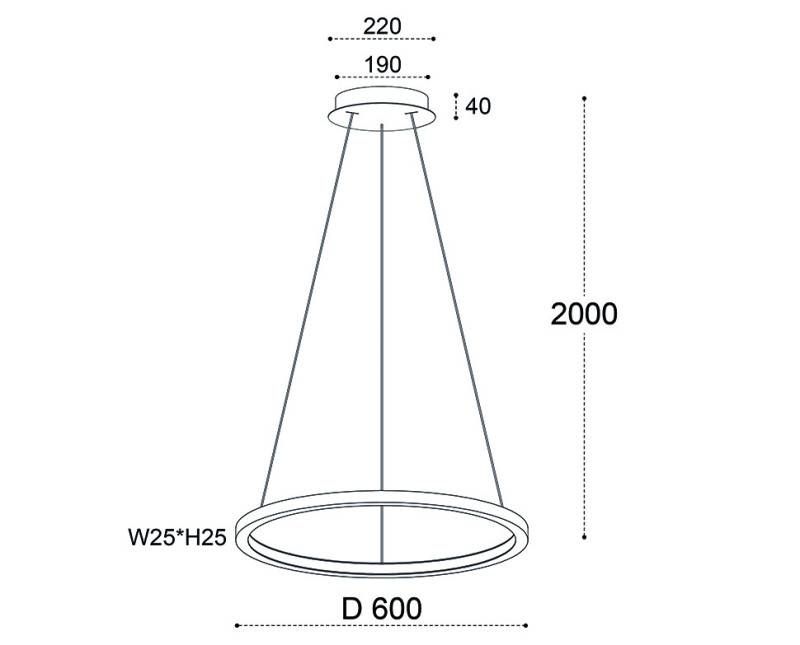 Подвесной светильник ITALLINE IT013-6027 gold 3000K