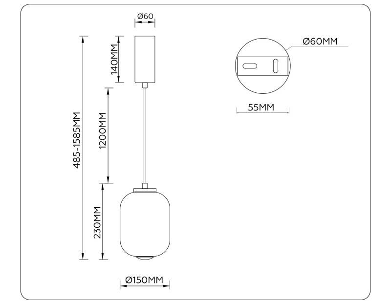 Подвесной светильник Ambrella Light LH11031