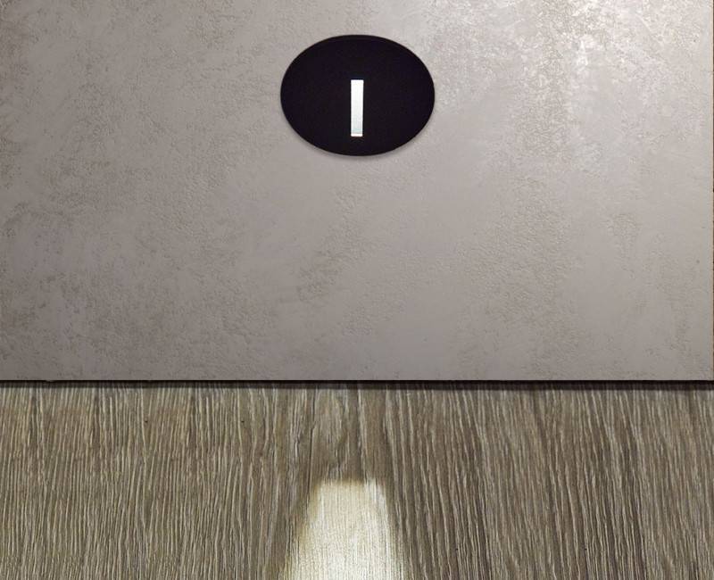 Подсветка ступеней лестницы ITALLINE DL 3034 black