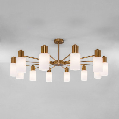 Люстра на штанге Eurosvet 70160/12 латунь