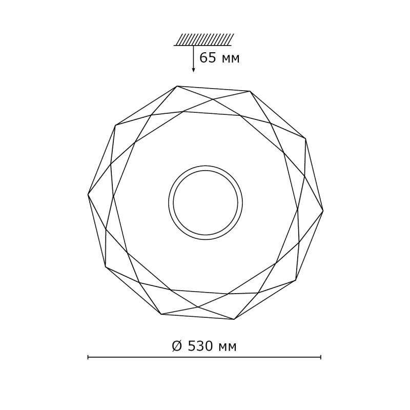 Накладной светильник Sonex 2057/EL