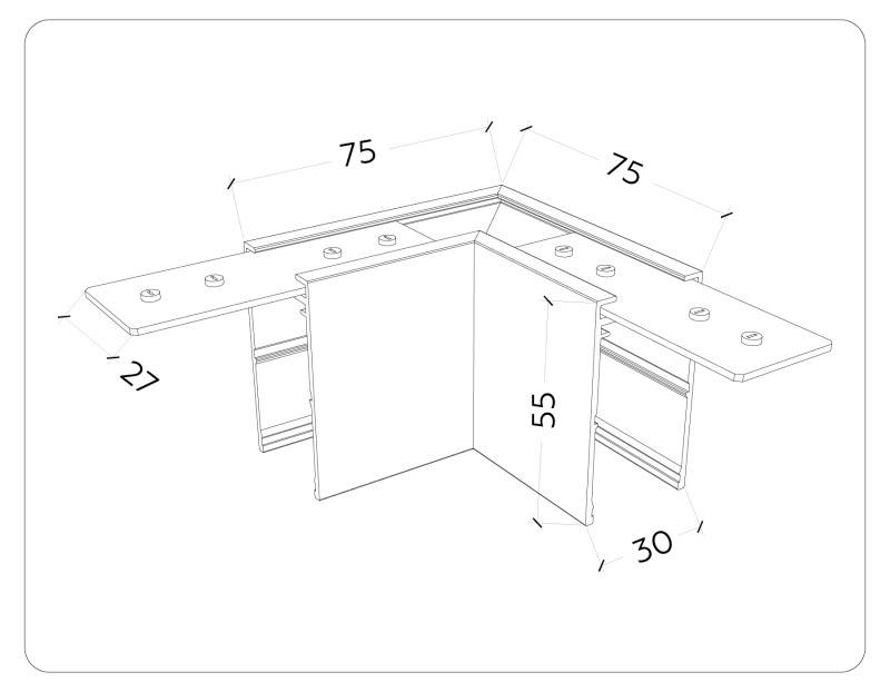 Соединитель для шинопровода Ambrella Light GL1031
