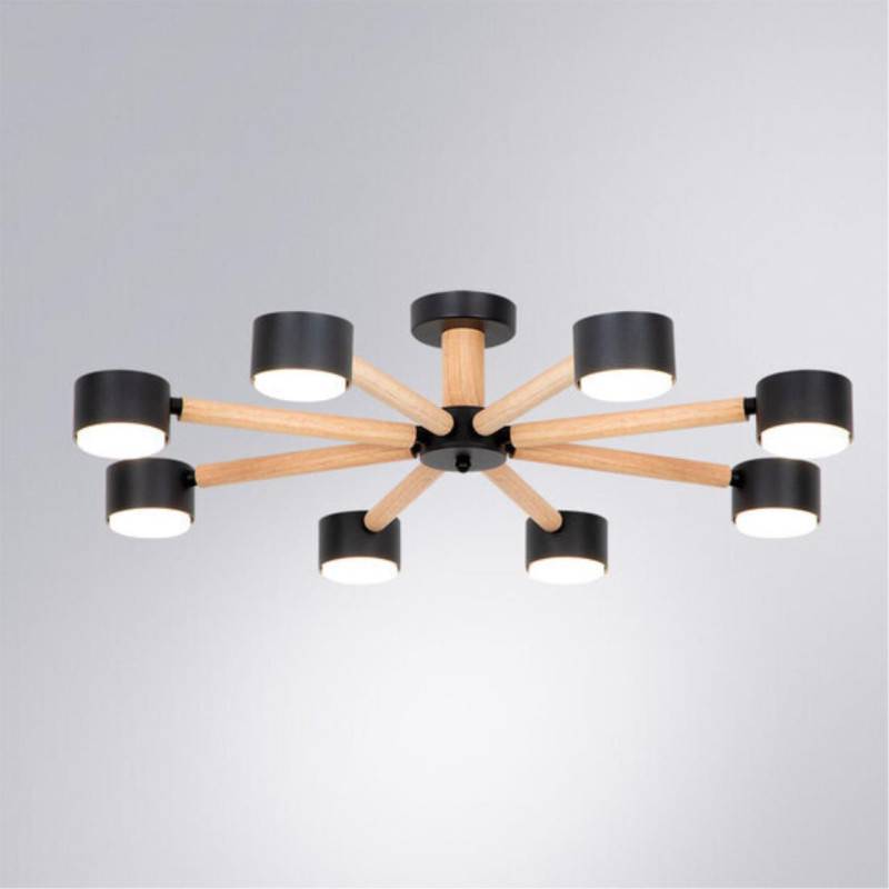Люстра на штанге ARTE Lamp A1624PL-8BK