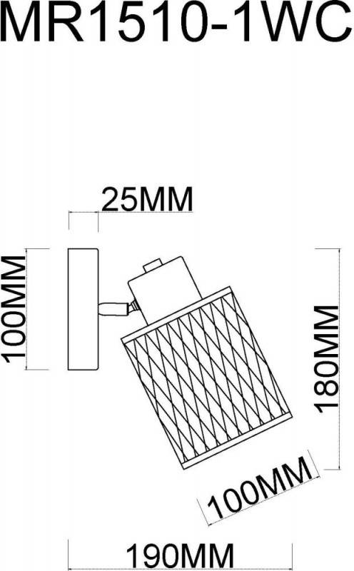 Спот MyFar MR1510-1WC