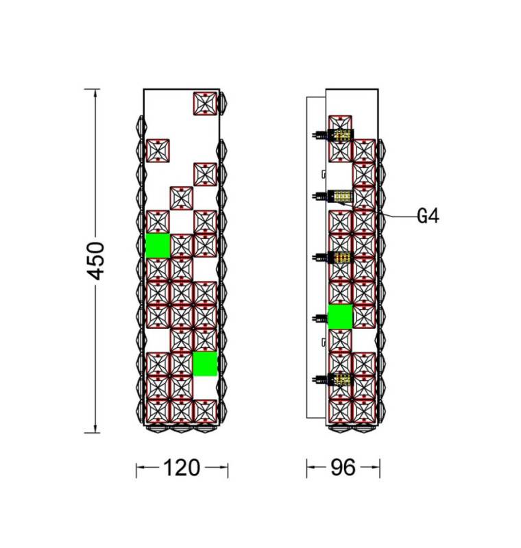 Бра Fluorite FL1148-5W