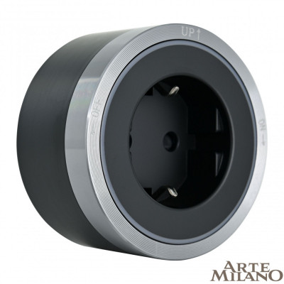 Трековая система розеток Arte Milano 380066TS LED/ES Grey