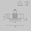 Встраиваемый светильник Maytoni DL138-GU10-BS
