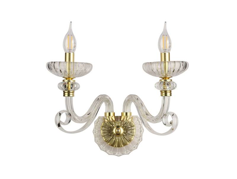 Бра Newport 8622/A mat.soft gold clear