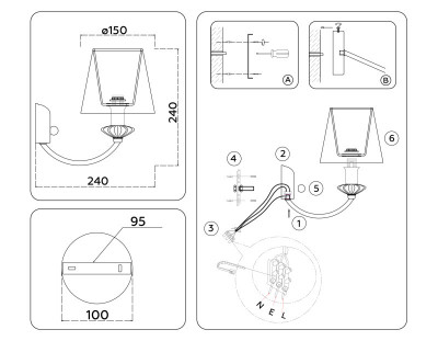 Бра Ambrella Light LH75027