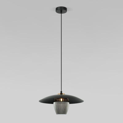 Подвесной светильник Eurosvet 50259/1 черный/дымчатый