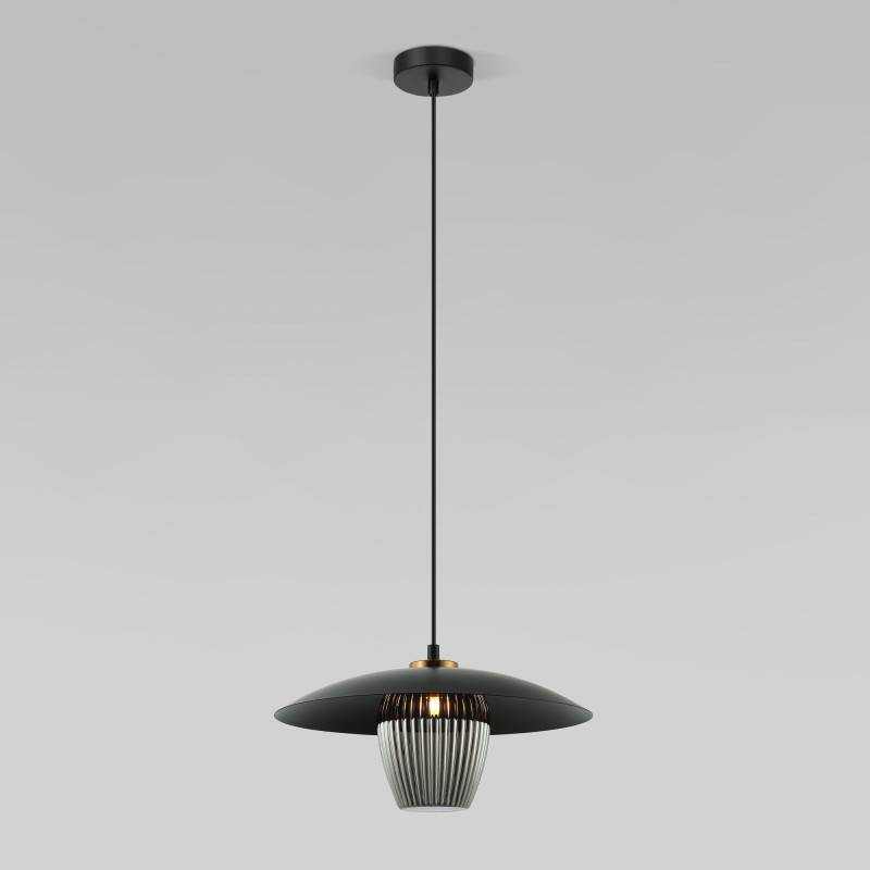 Подвесной светильник Eurosvet 50259/1 черный/дымчатый