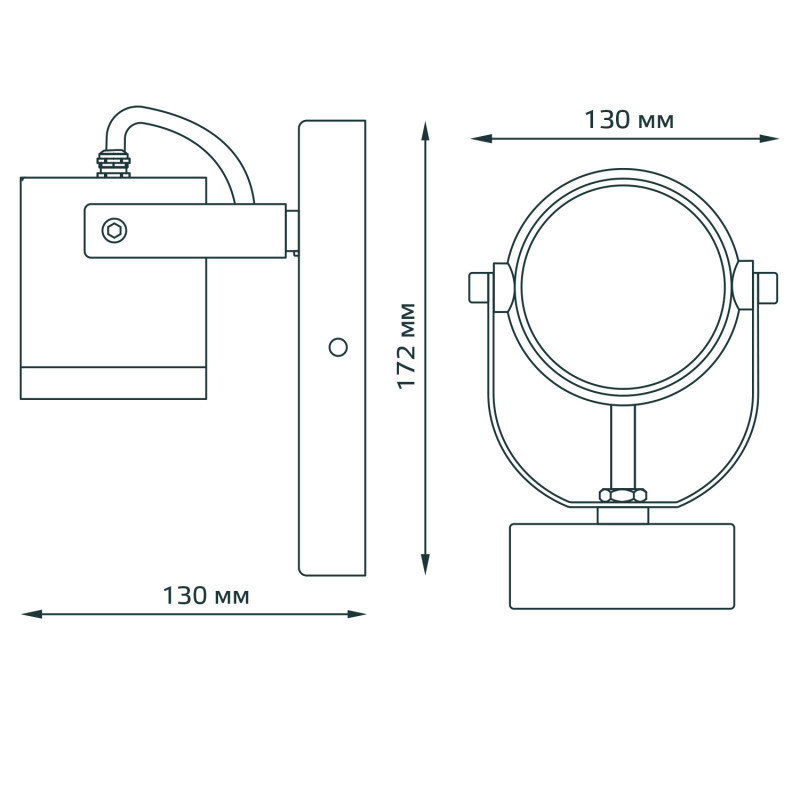 Светильник настенный Gauss GD150