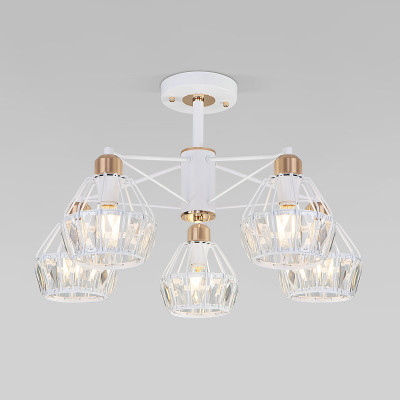 Люстра на штанге Eurosvet 70075/5 белый