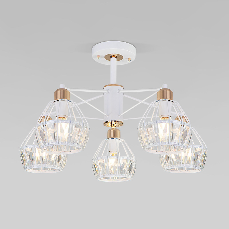 Люстра на штанге Eurosvet 70075/5 белый