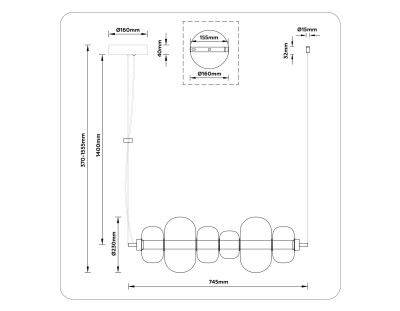Подвесной светильник Ambrella Light LH11072
