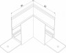 Соединитель угловой L-образный для треков накладных Elektrostandard Slim Magnetic a062194