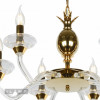 Подвесная люстра iLamp YT2049-8 GD+Cear