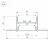 Соединитель угловой L-образный накладной Arlight S-LUX 030102