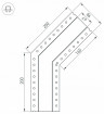Соединитель угловой L-образный накладной Arlight S-LUX 030102