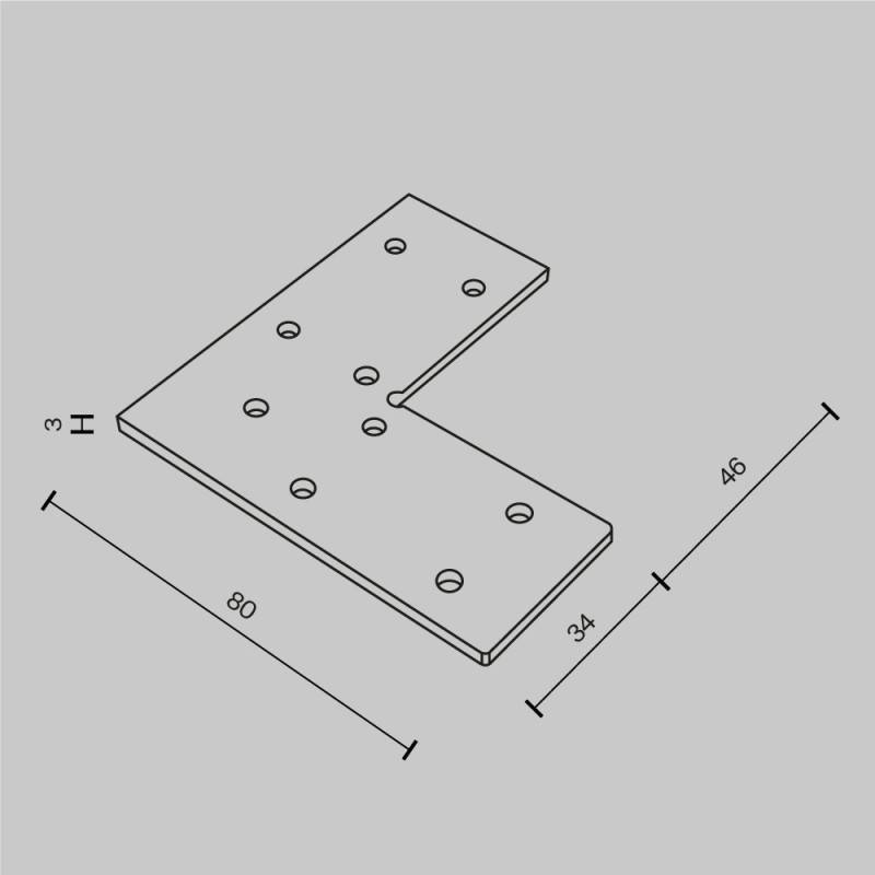 Соединитель для шинопровода Maytoni Technical TRA010CL-21