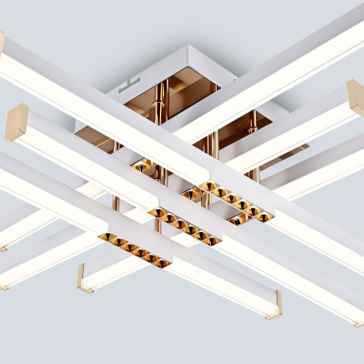 Накладная люстра LED4U L9376-700 WH